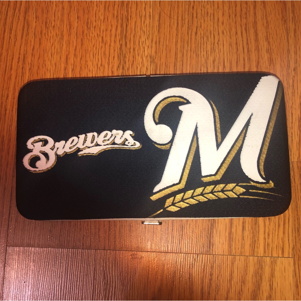 New Without Tags Milwaukee Brewers Fold Up Wallet